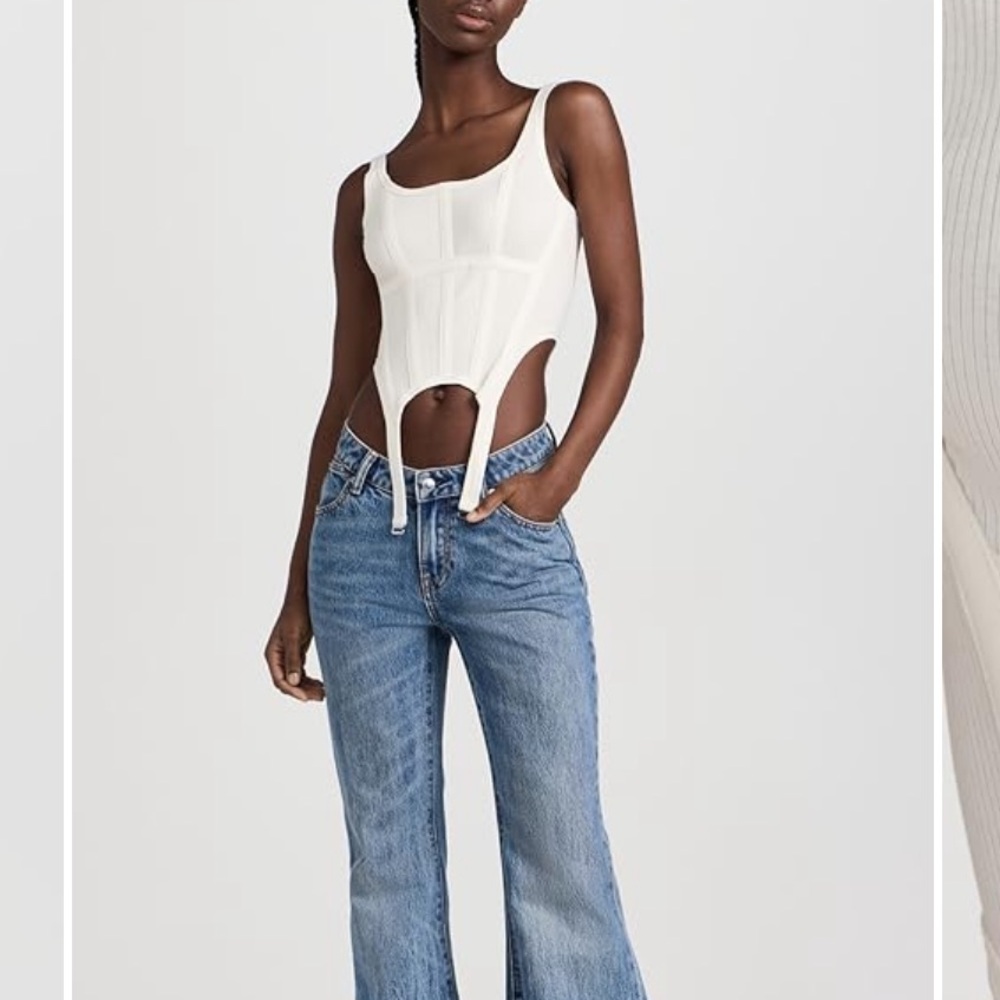Dion Lee cotton corset top